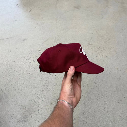 CALLIGRAPHY CAP | BURGUNDY